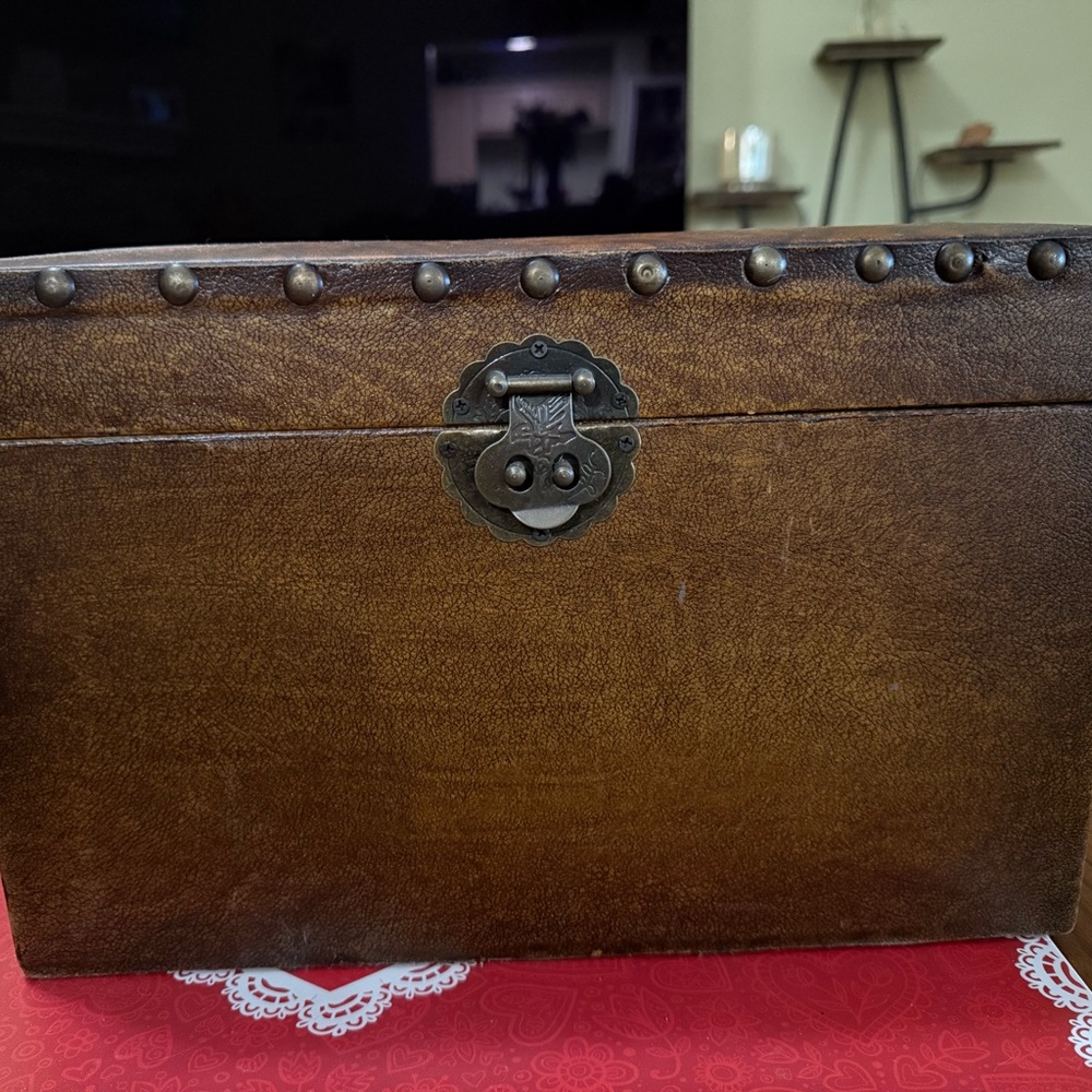 Brown Wooden Chest